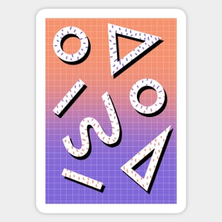 Geo-Gradient Sticker